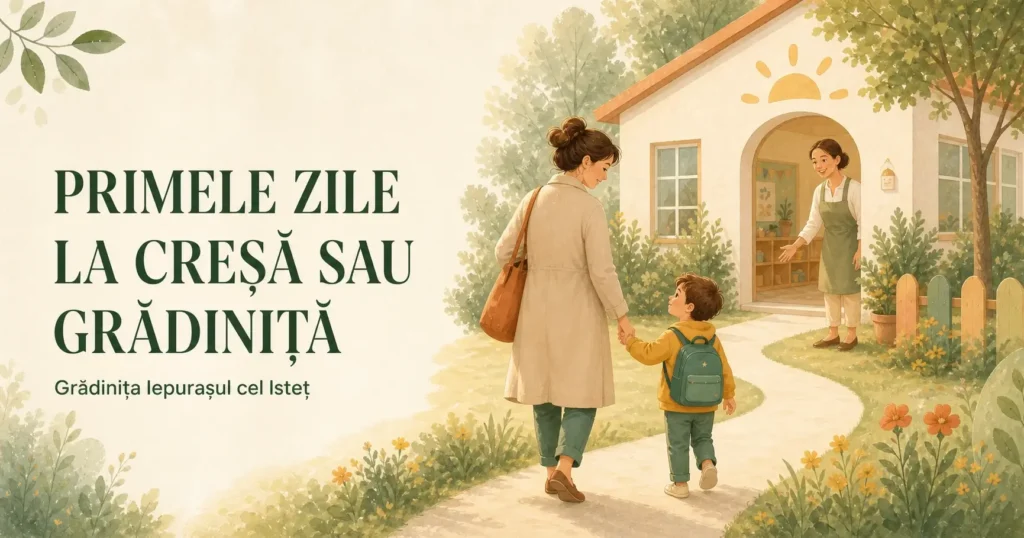 Primele zile la creșă sau grădiniță: ghid pentru părinți